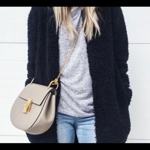 WILFRED Black Sherpa Jacket